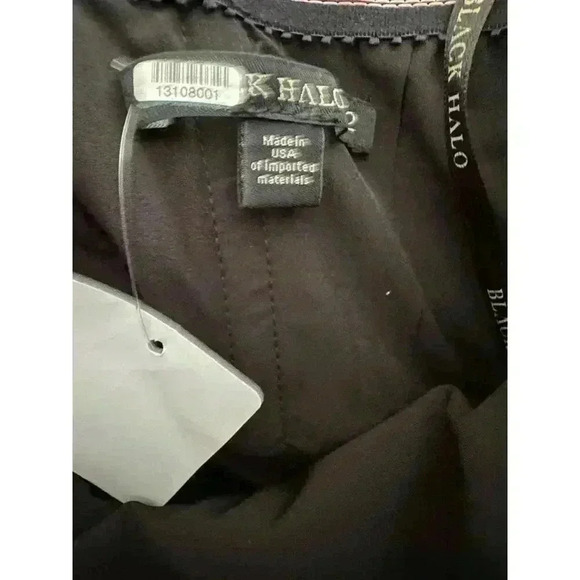 Black Halo Strapless Leopard Jackie O Dress - Picture 6 of 6